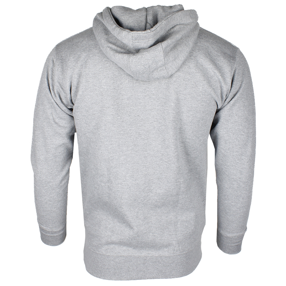 Nike Men's Athletic Wear Embroidered Swoosh Fleece Gym Active Hoodie Grey 050 - Picture 2 of 3